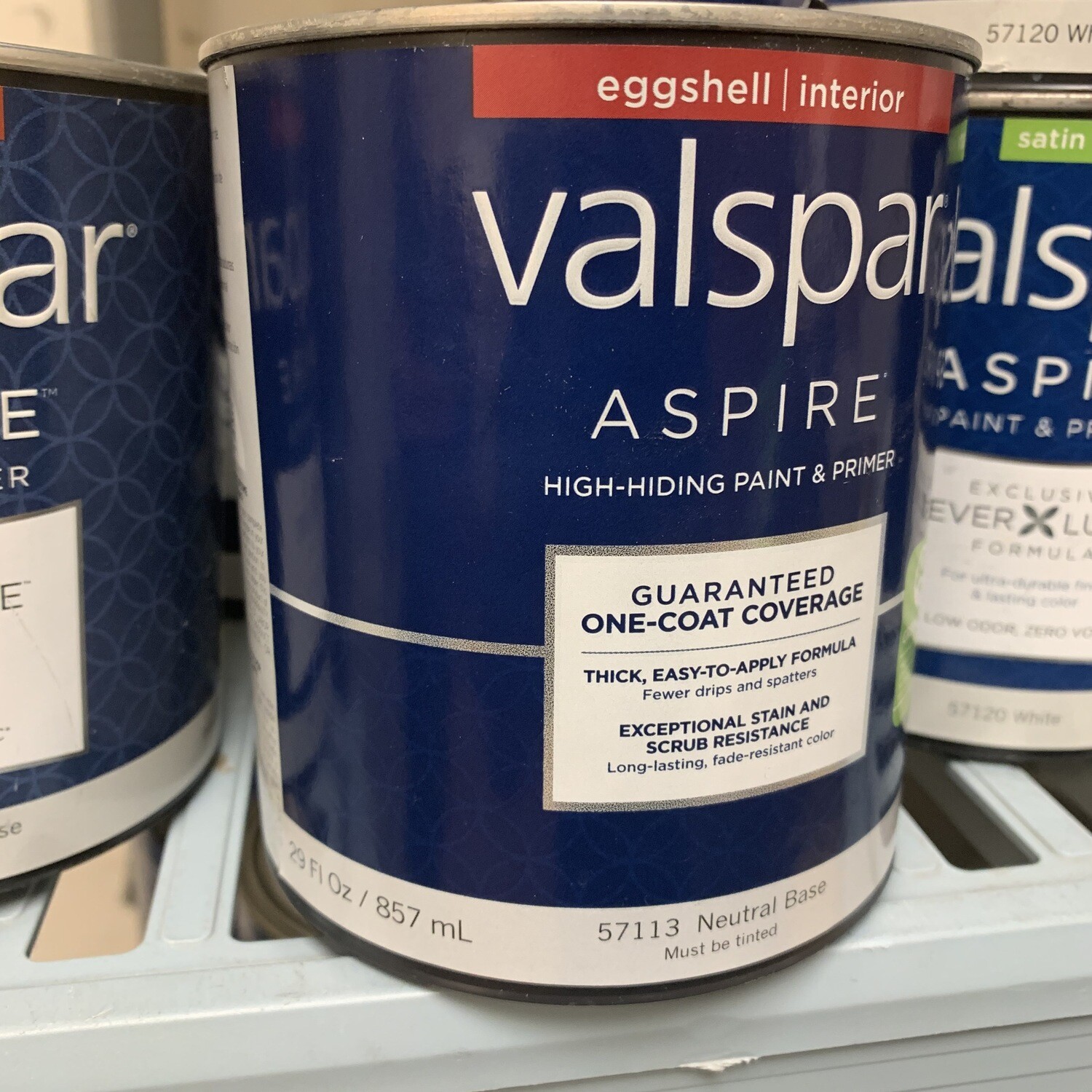 30 Oz Valspar Paint & Primer Eggshell Neutral Base 57113