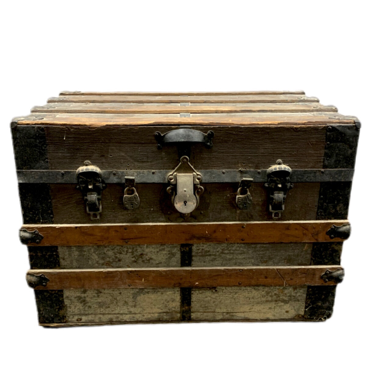 Vintage Solid Wood Trunk