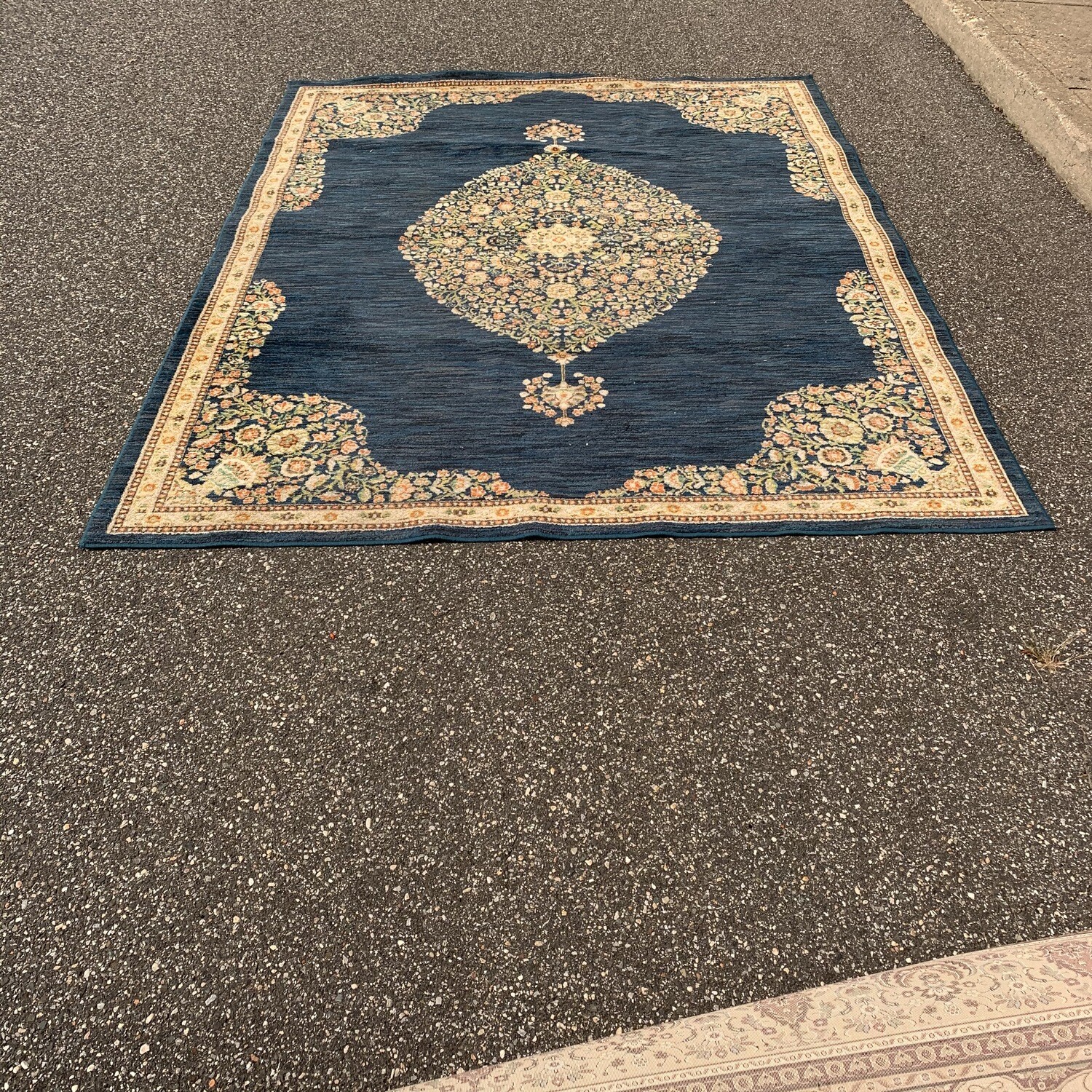 Blue & Gold Area Rug