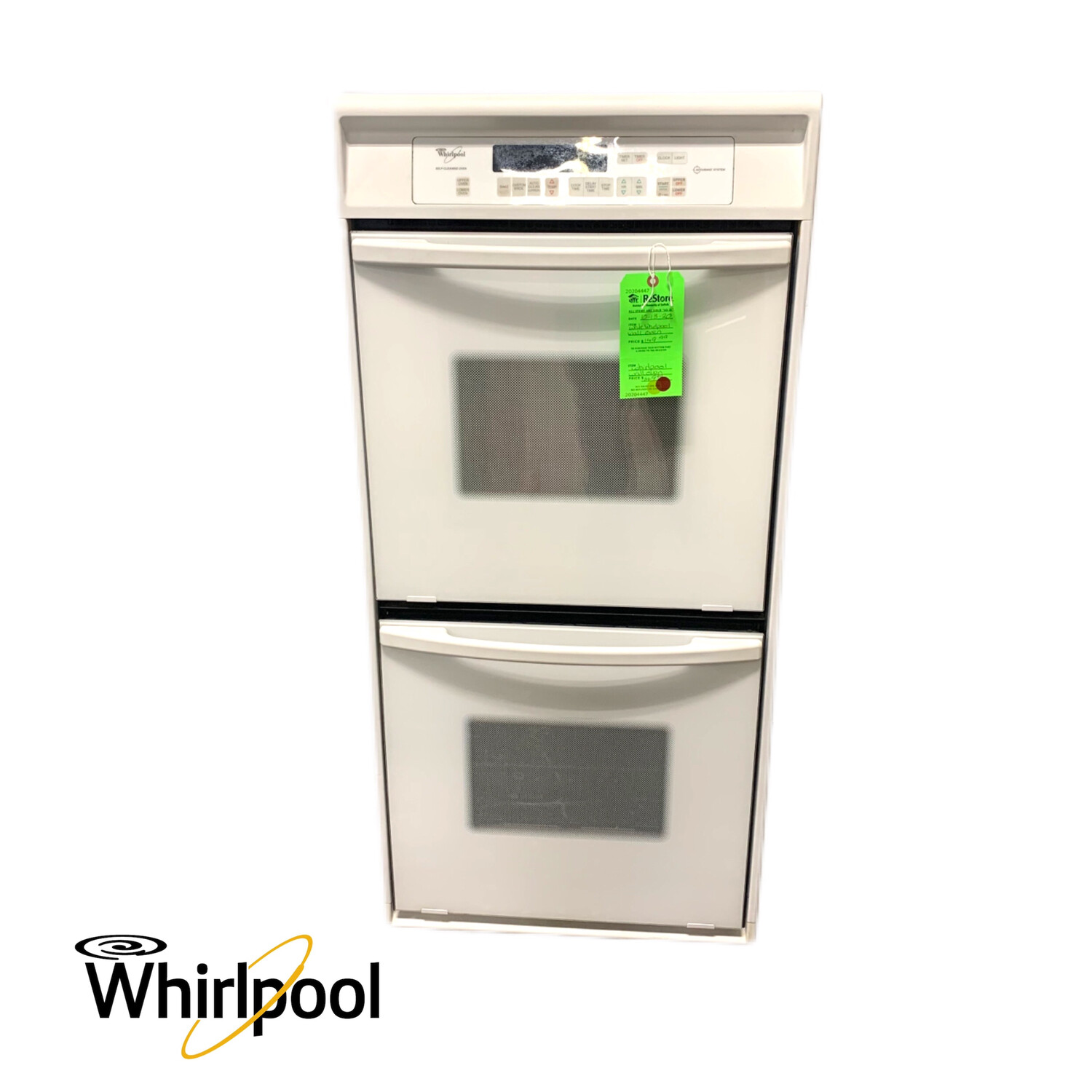 White Whirlpool Wall Oven