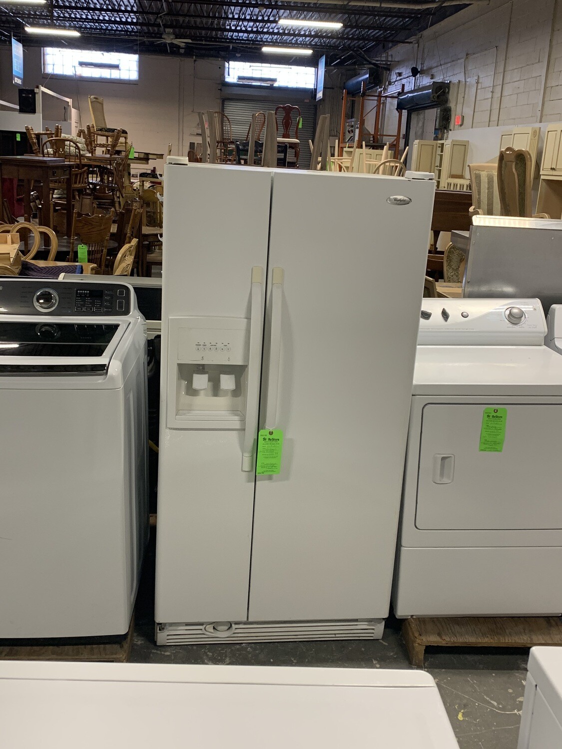 Whirlpool White Fridge