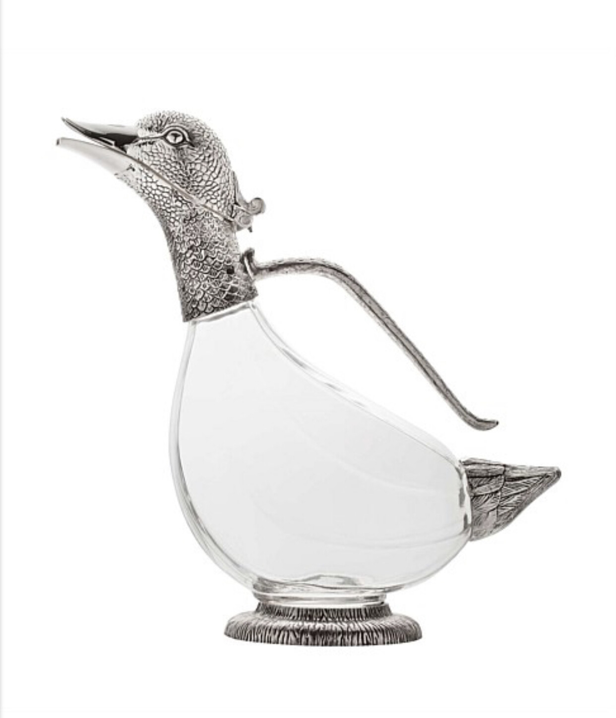 WHITEHILLDUCK GLASS WINE DECANTER