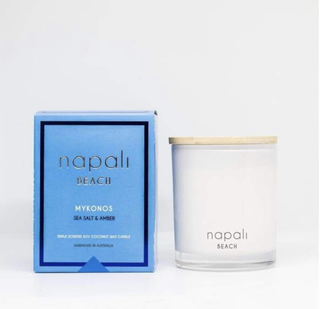 NAPALI BEACH Sea Salt & Amber Candle 400g