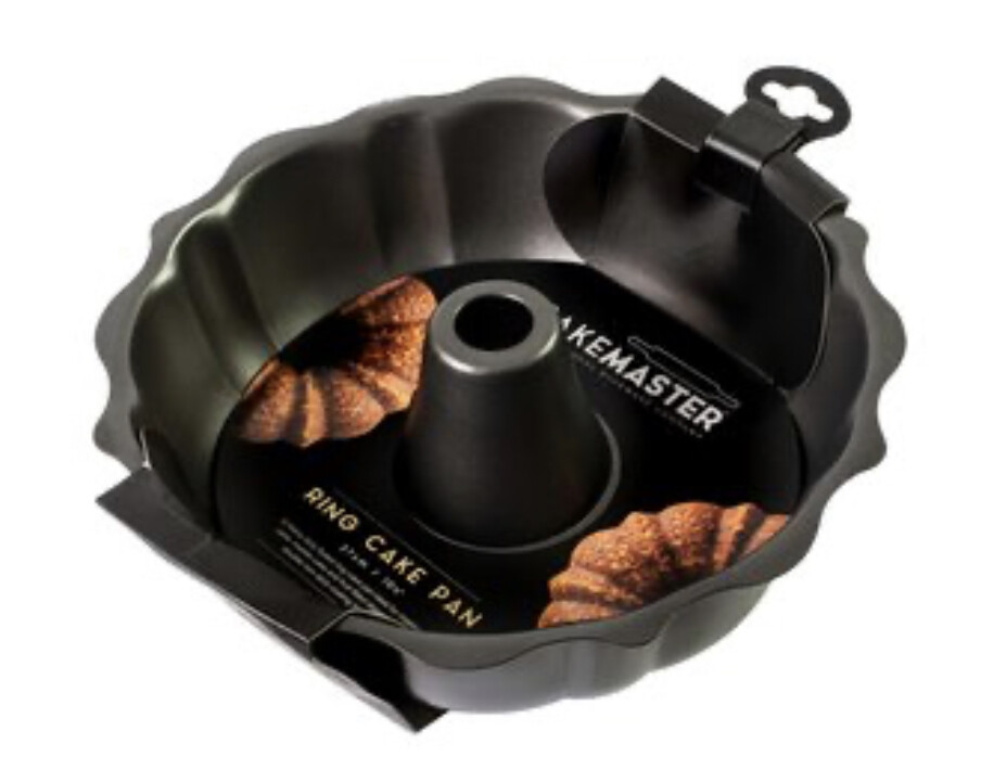 BAKEMASTER Non Stick Fluted Ring Cake Pan 27cm(Diam)/18cm(D) 2L