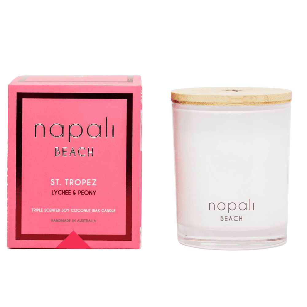 NAPALI BEACH Crushed Lemongrass & Lime Candle400g