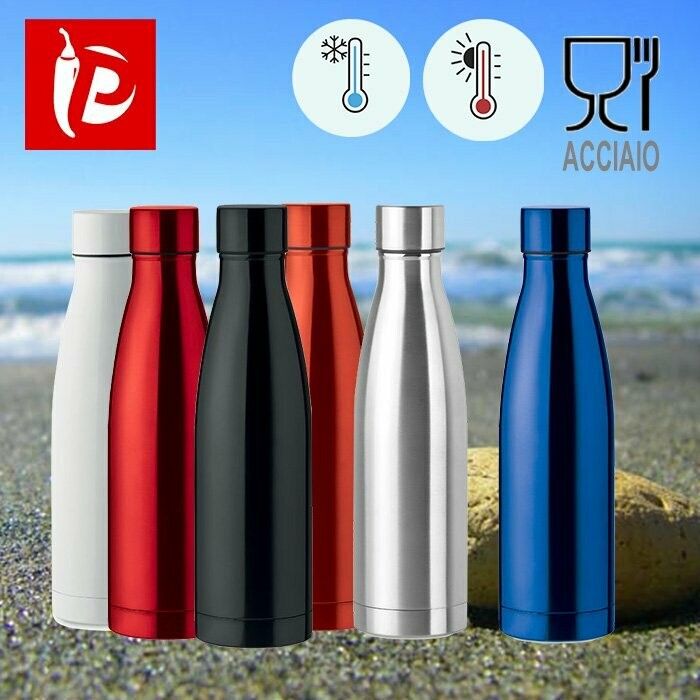 Bottiglia termica in acciaio inox per bambini Pirati - 0,35 lt - | Tutto ciò che ti serve per abbellire casa a prezzi imbattibili