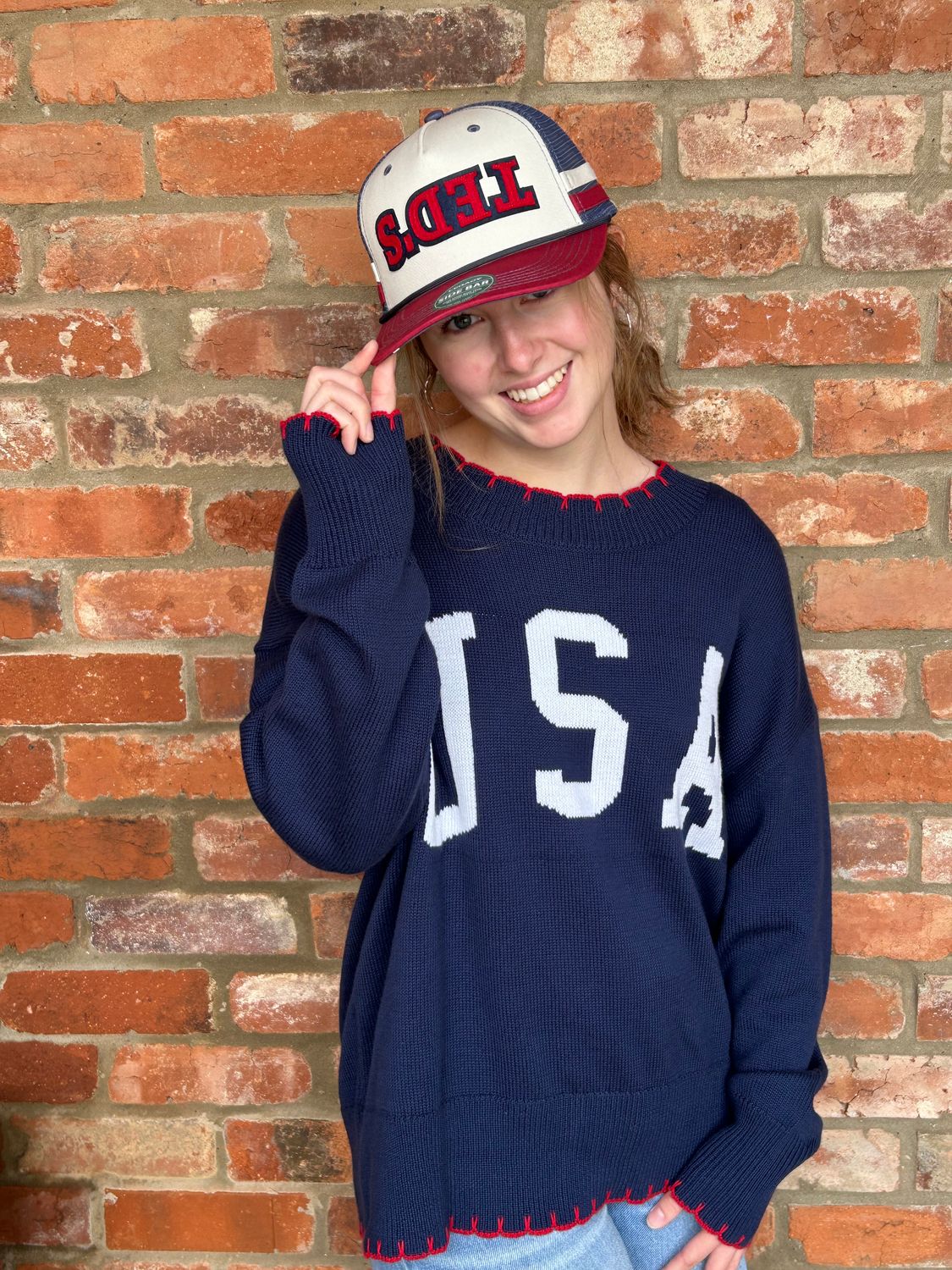 Ted's Patriotic Cap