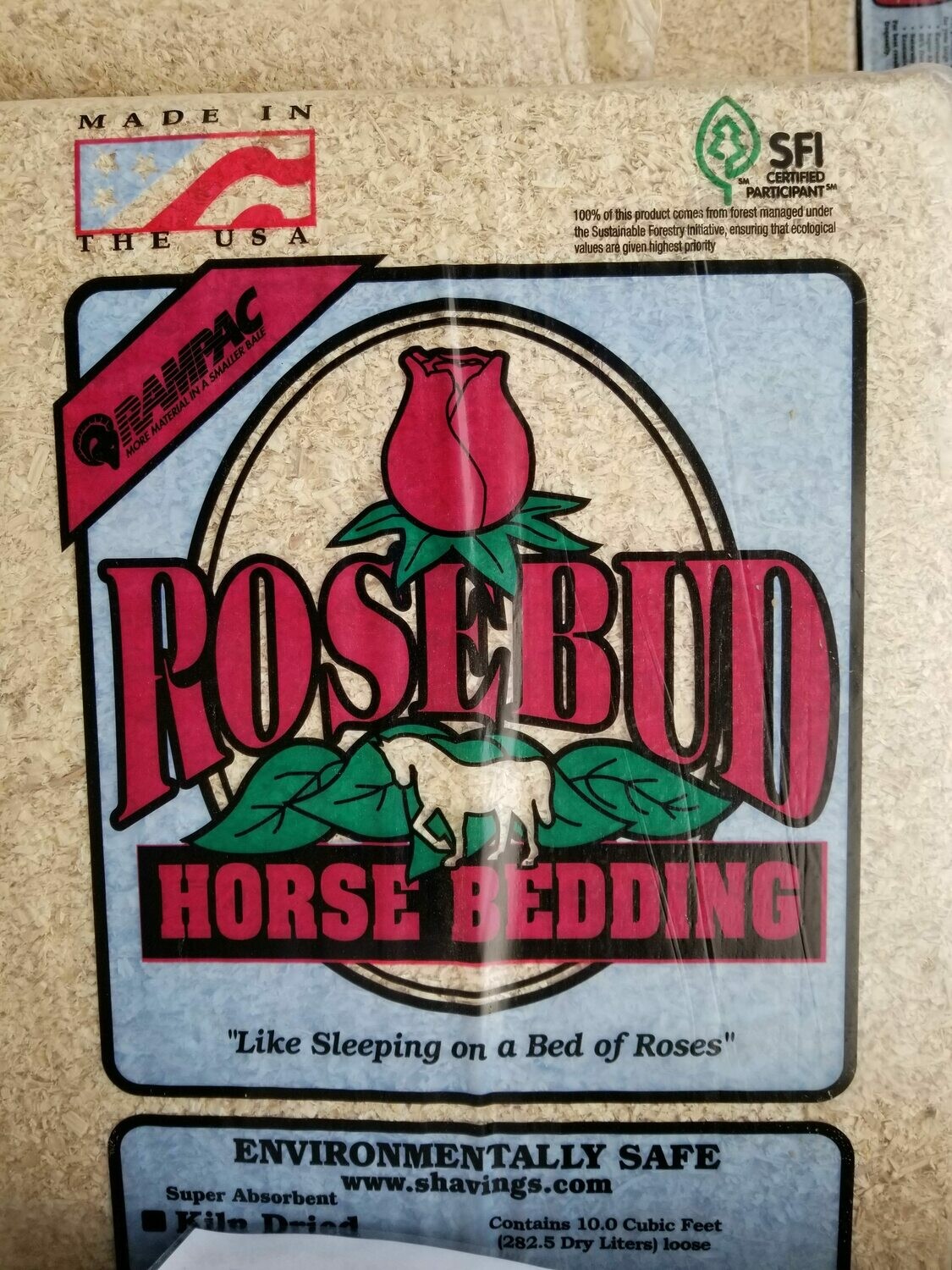 Rosebud White Pine Small Flake Shavings 10ft^3