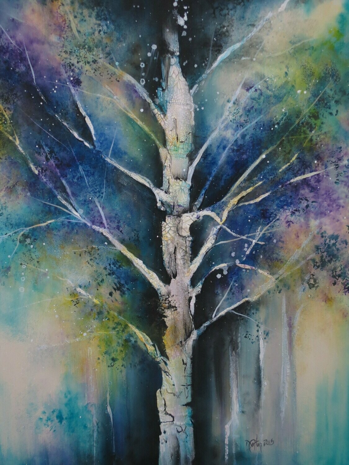 Mixed Media Birch (downloadable version)
