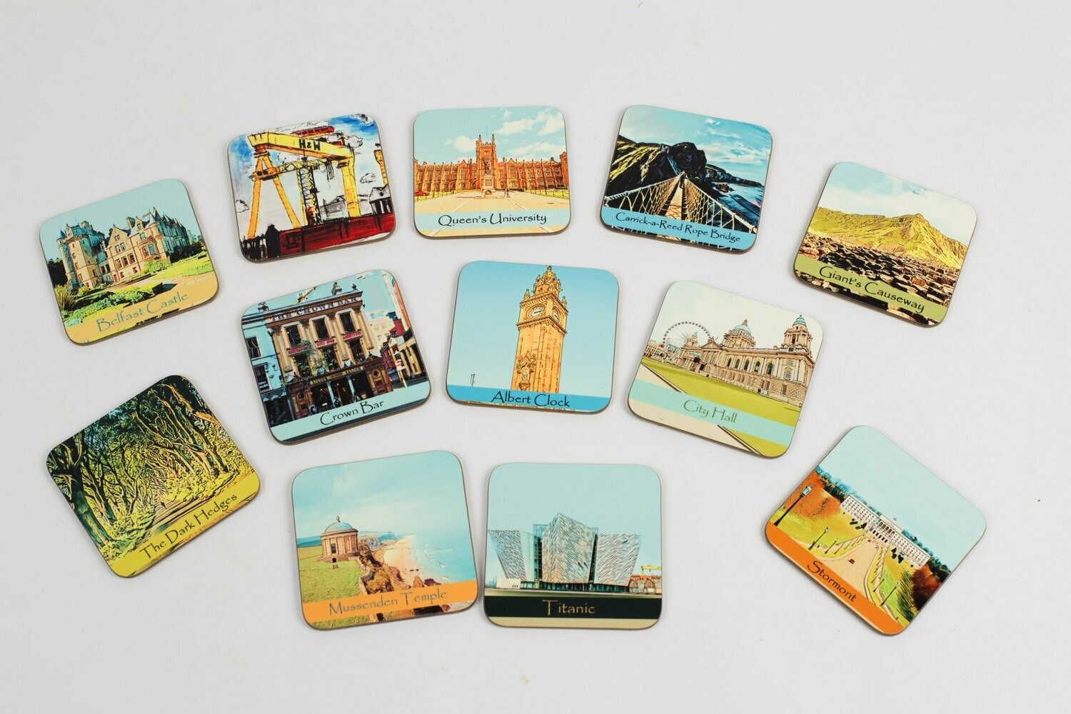 Northern Ireland Coasters 12 asst