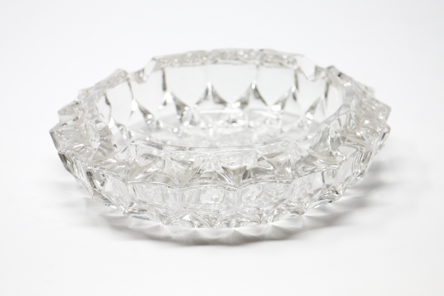 Crystal Ashtray Round