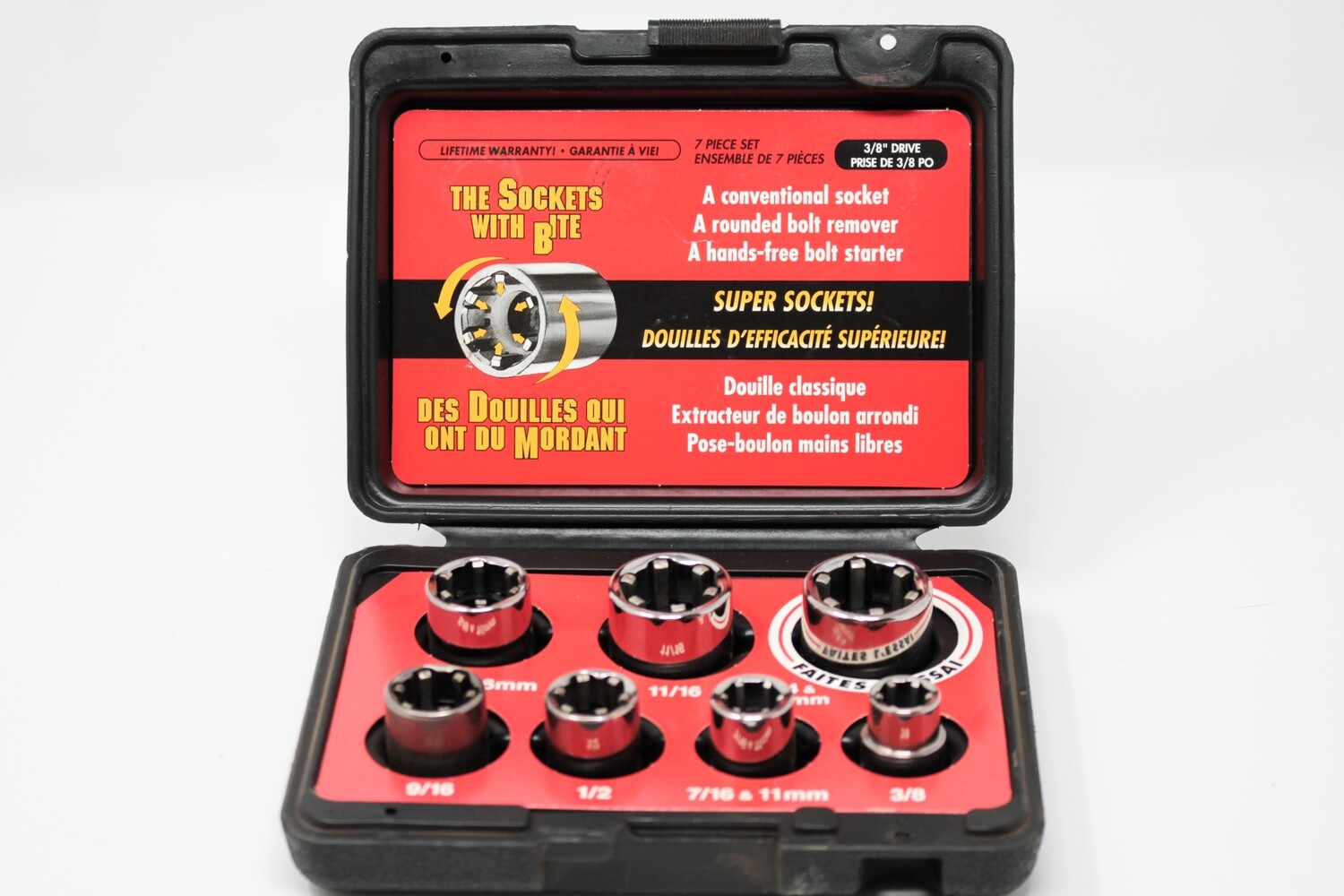 GripTite 7piece SAE Socket Set SOLD