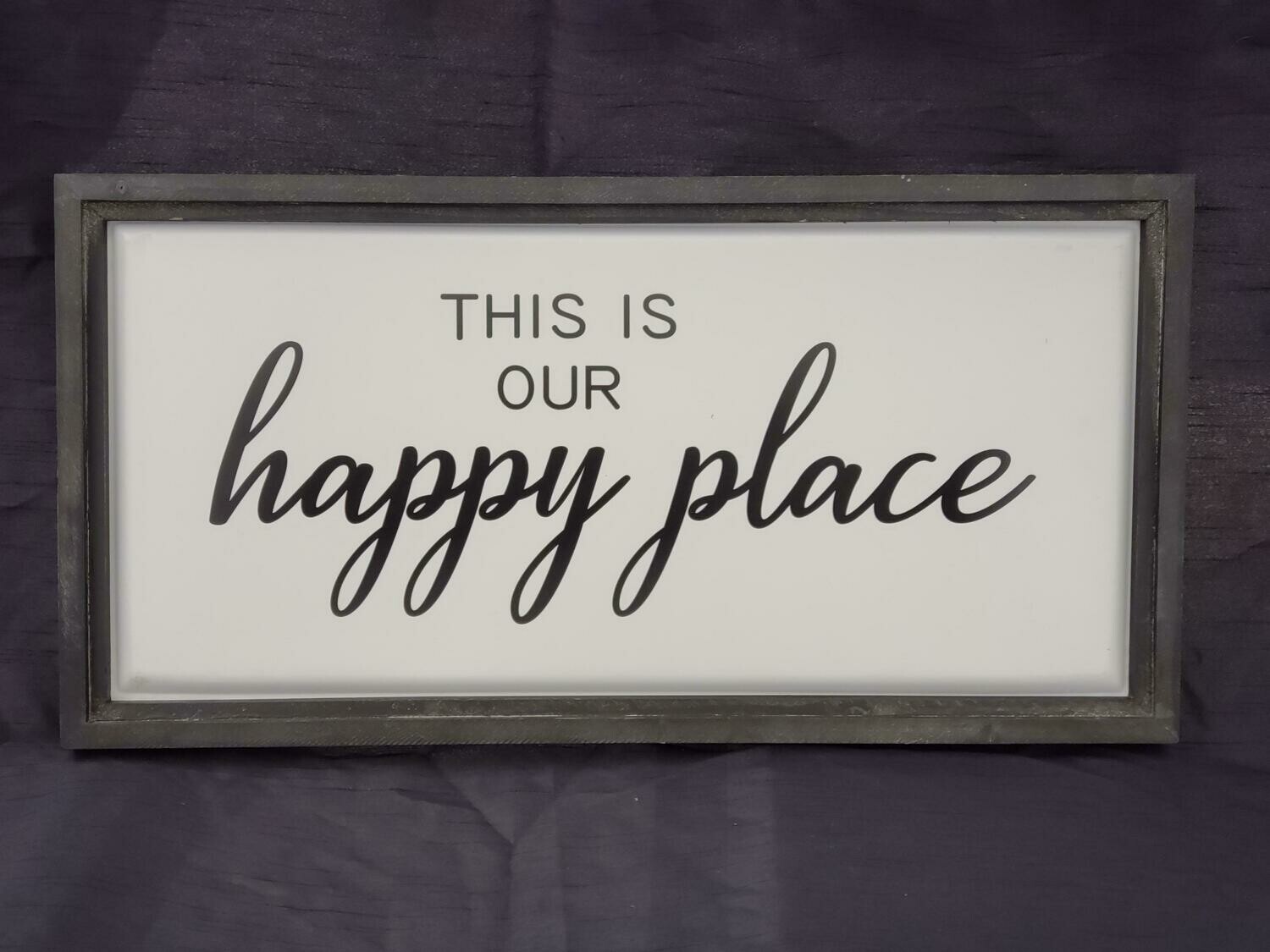 Our Happy Place Wall Art