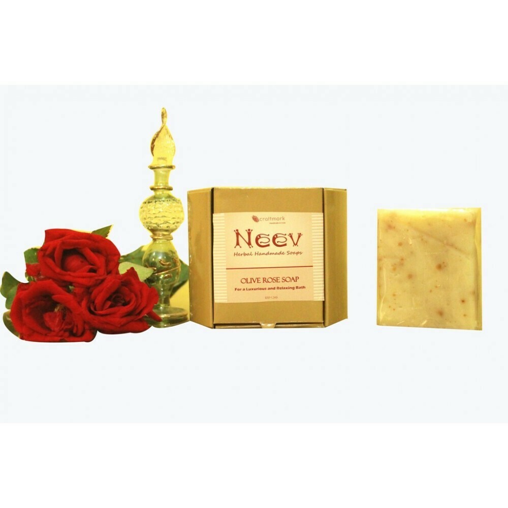 Neev Olive Rose Handmade Soap