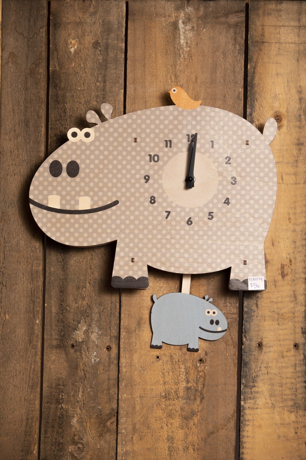Hippo Pendulum Clock PEN074