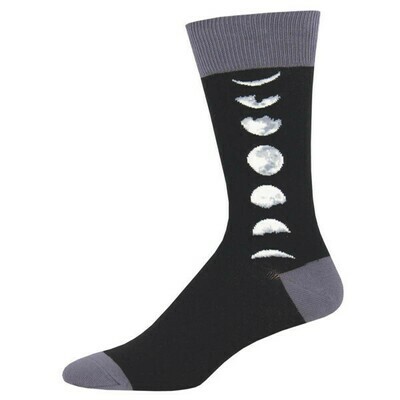 Socksmith | Just A Phase - Black | MNC1706-BLK