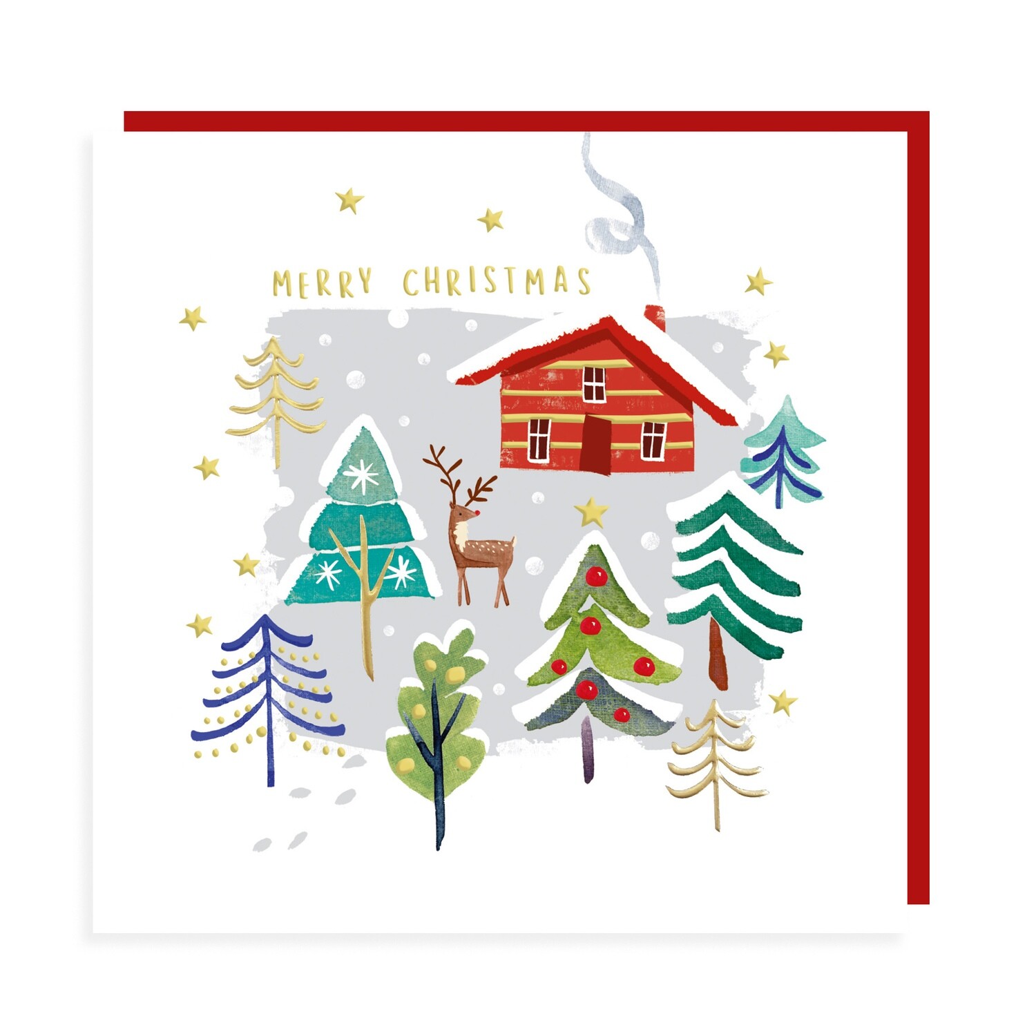 CARTE DE NOËL "MERRY CHRISTMAS"