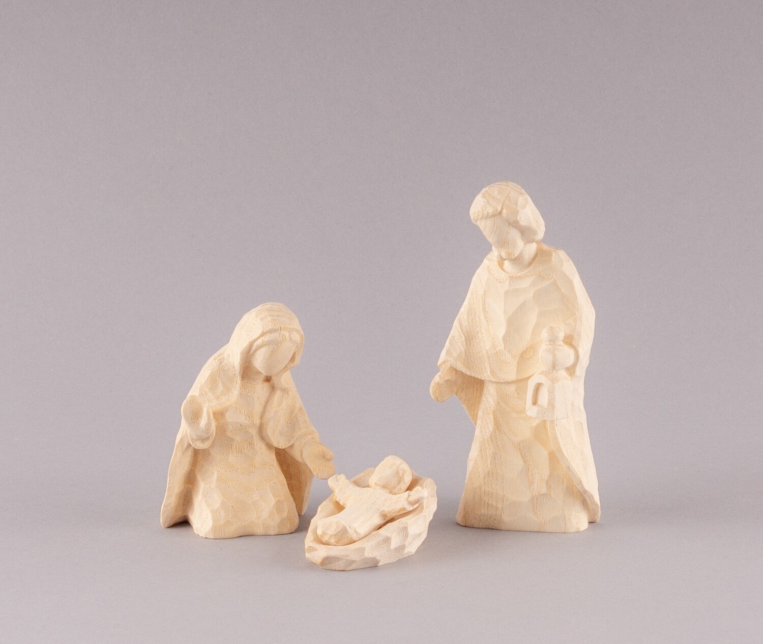 Holz Krippenfiguren Natur