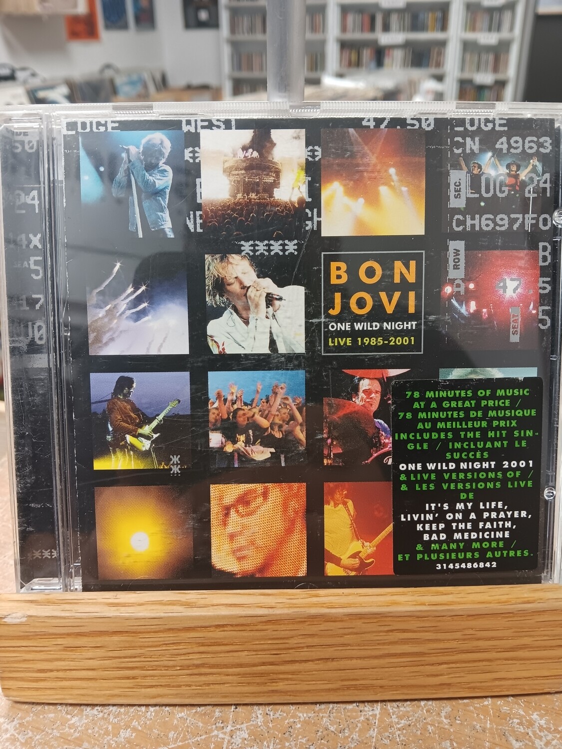 Bon Jovi One wild night Live 19852001 (CD)