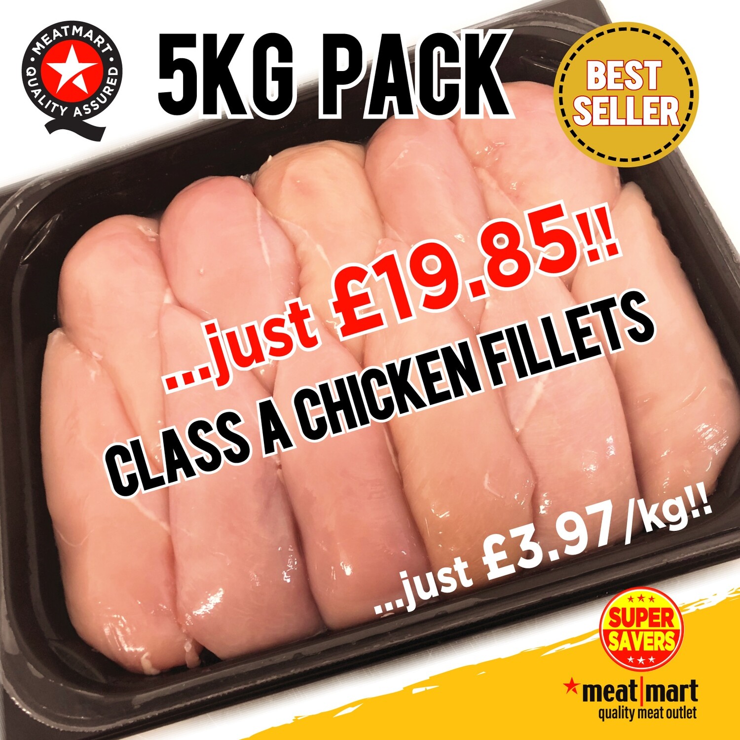 5KG Fresh Chicken Breast Fillets