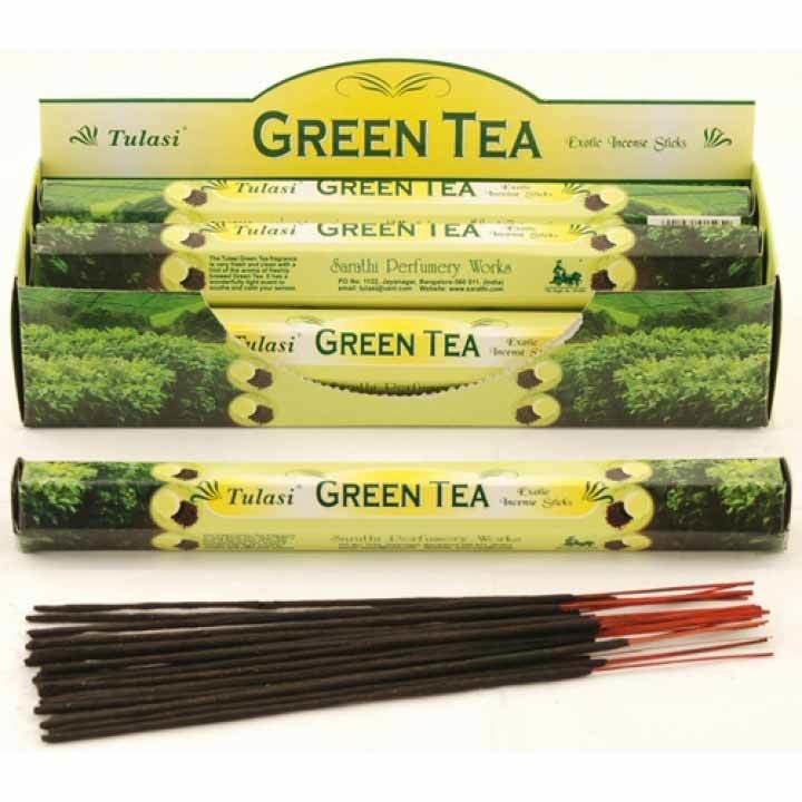 Tulasi Green Tea Incense Pack 20 sticks Store Nicholas Brooklyn