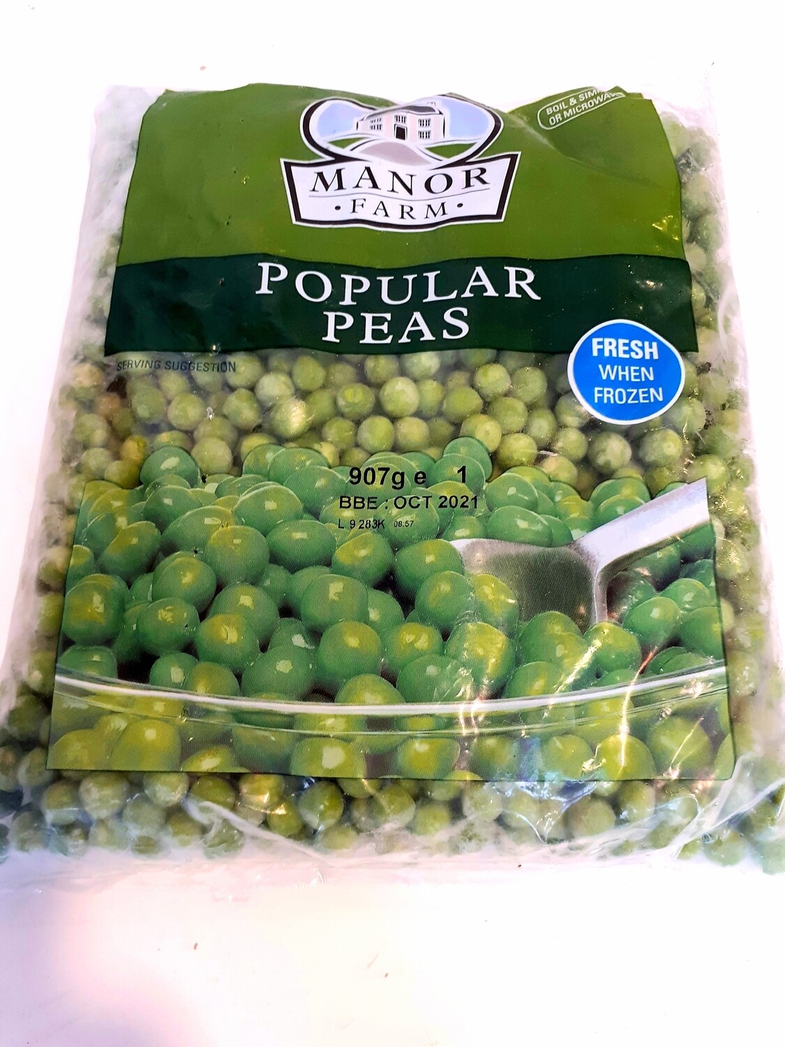 Frozen peas 1kg