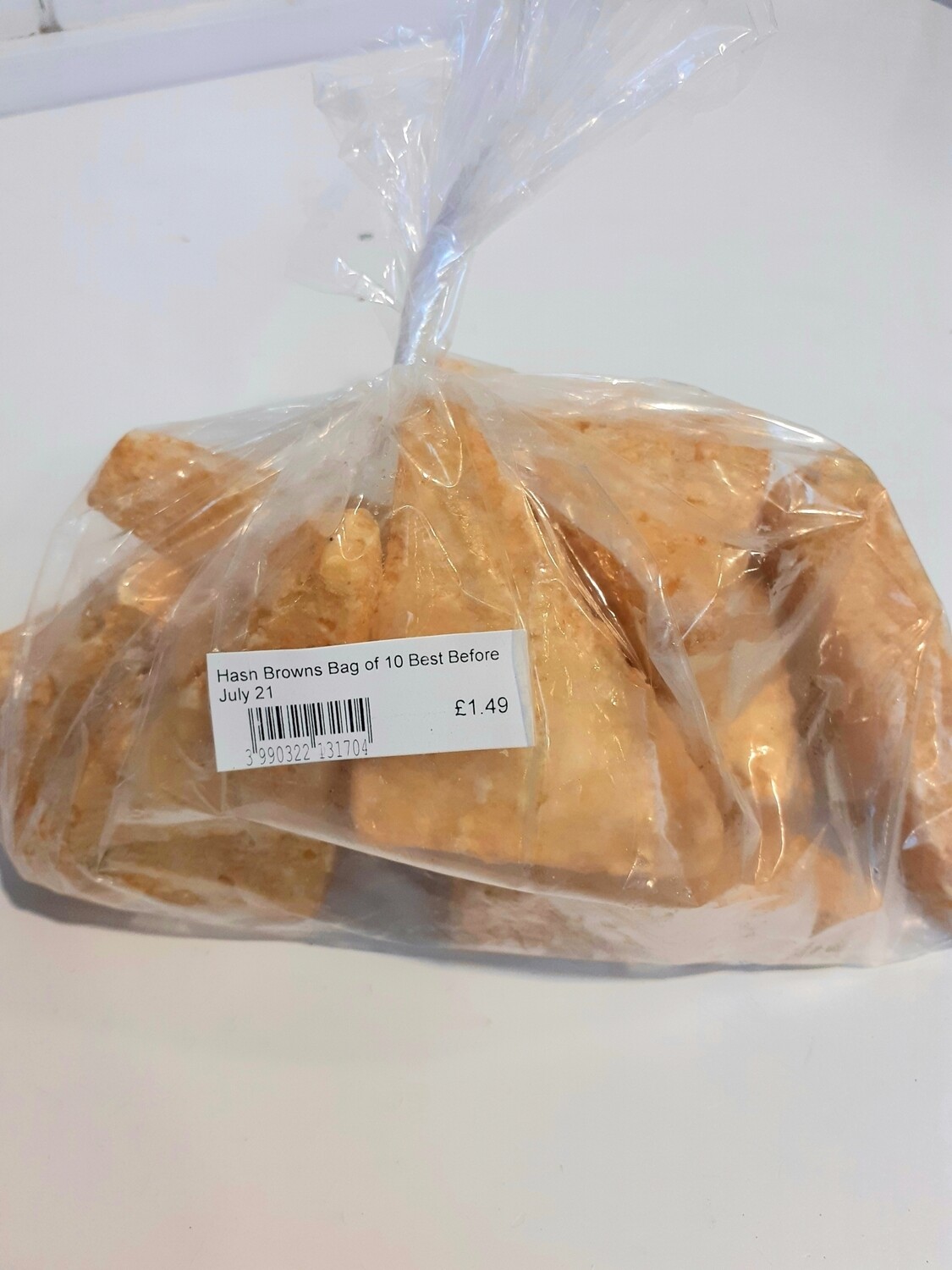 Hash browns bag of 10