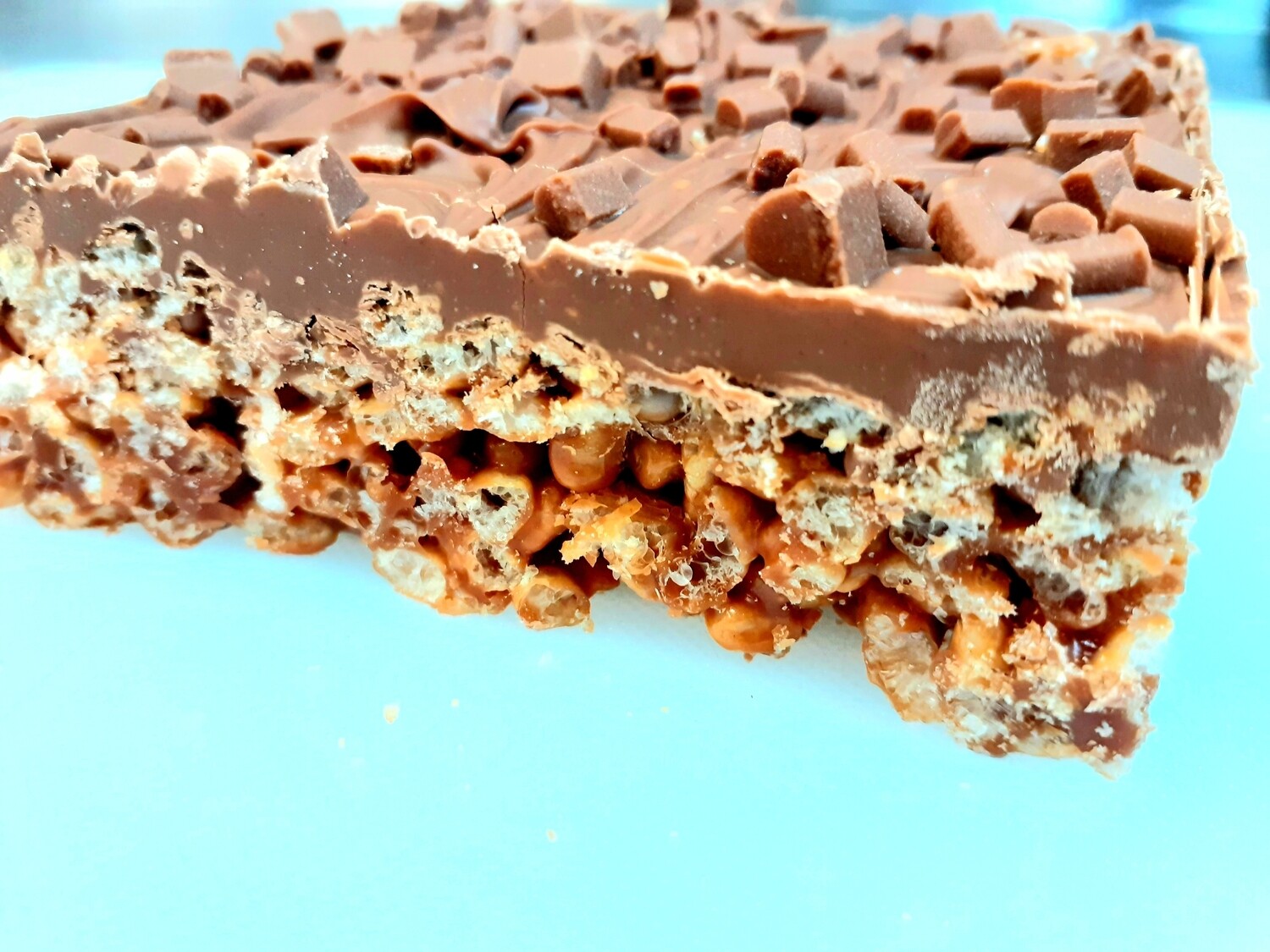 Crispy Mars bar and Cadbury's chocolate slice