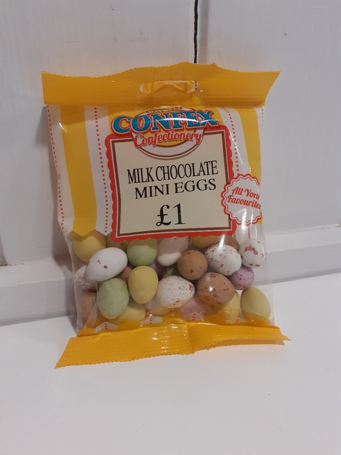 Milk chocolate mini eggs 90g