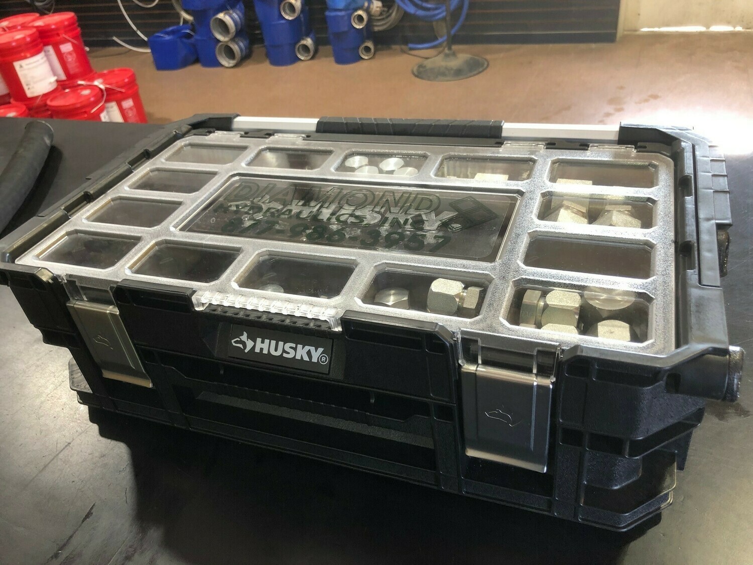 Cap and Plug Toolbox Assembly