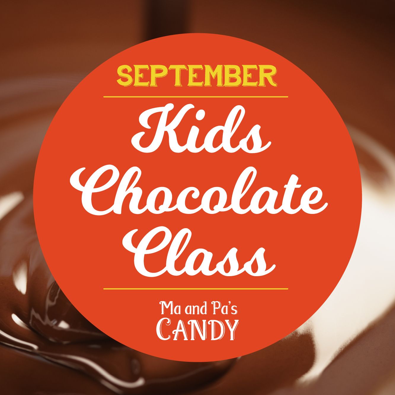 Tues., Sept 8: Kids Chocolate Class