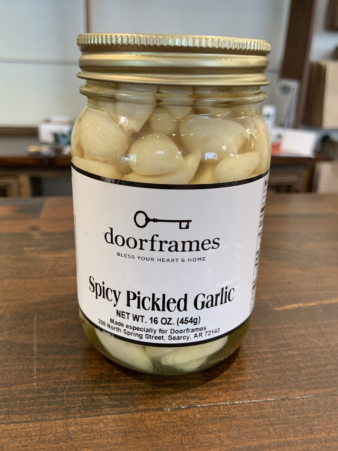 Spicy Pickled Garlic 16oz.