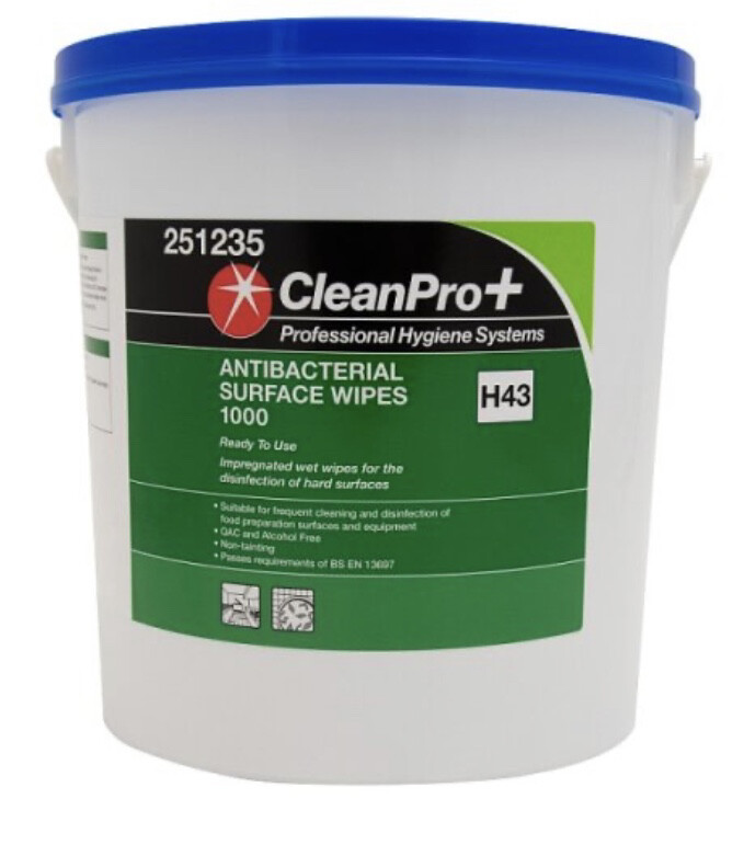 Antibacterial Surface Wipes x 1000