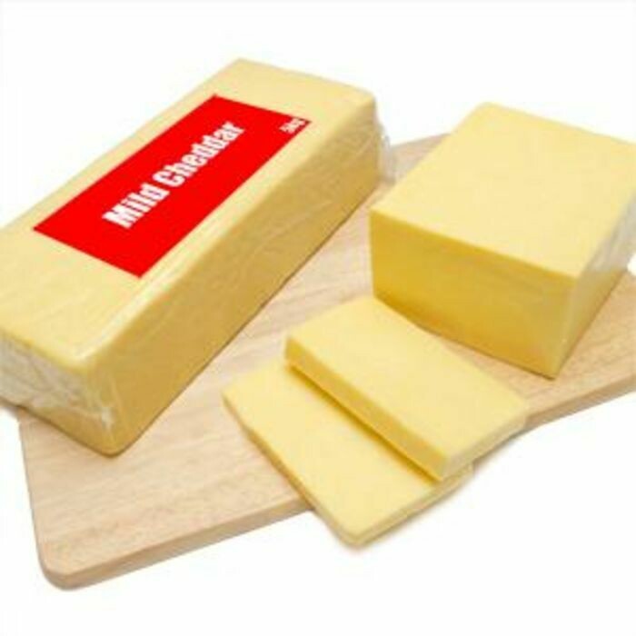White American Cheese Block HEB Deluxe American Cheese Shop
