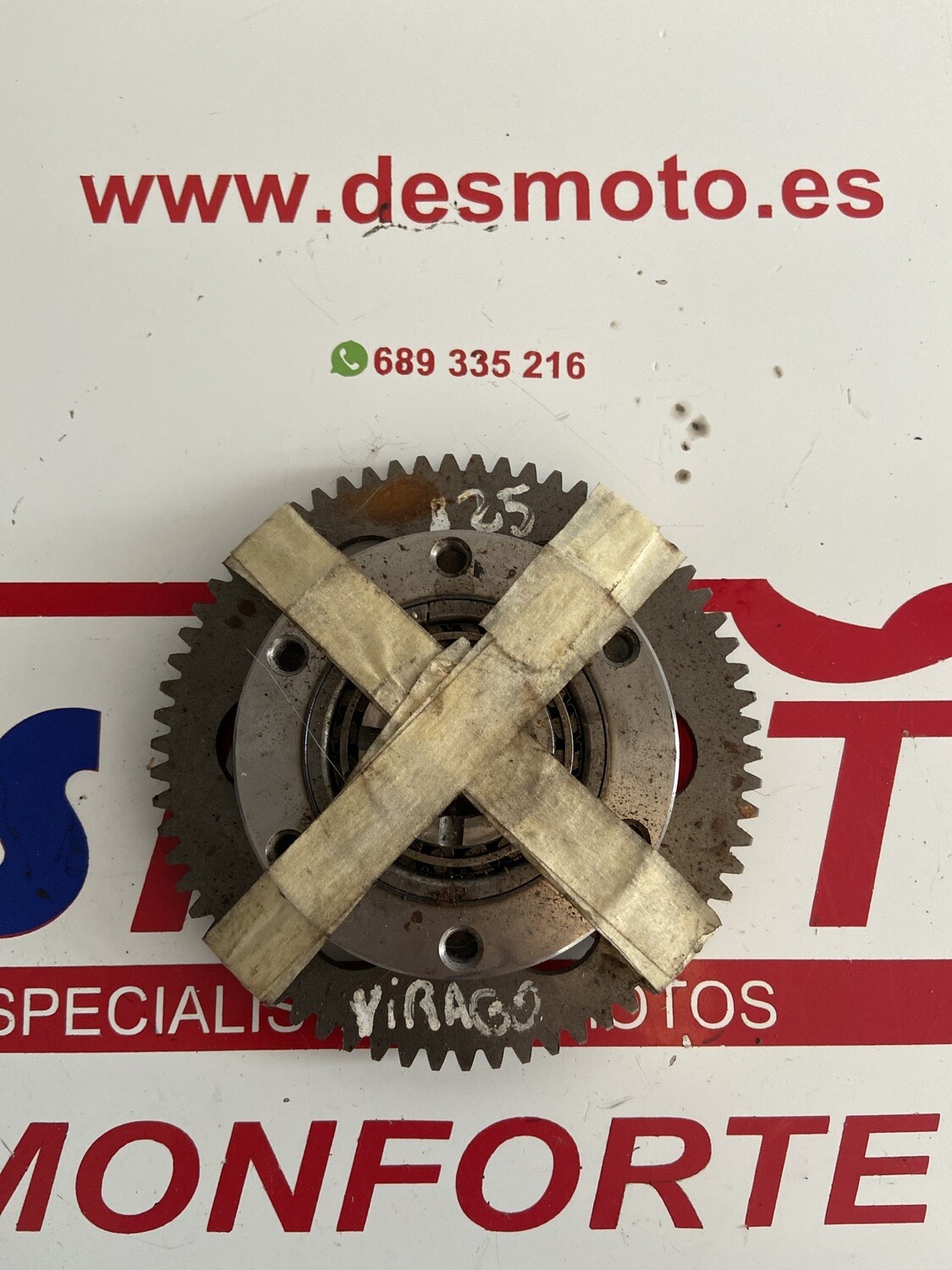 Starter Clutch Drive Bendix For Yamaha XV1100 Virago 1100  1986 1998 Caltric 1002854 - Foto 4