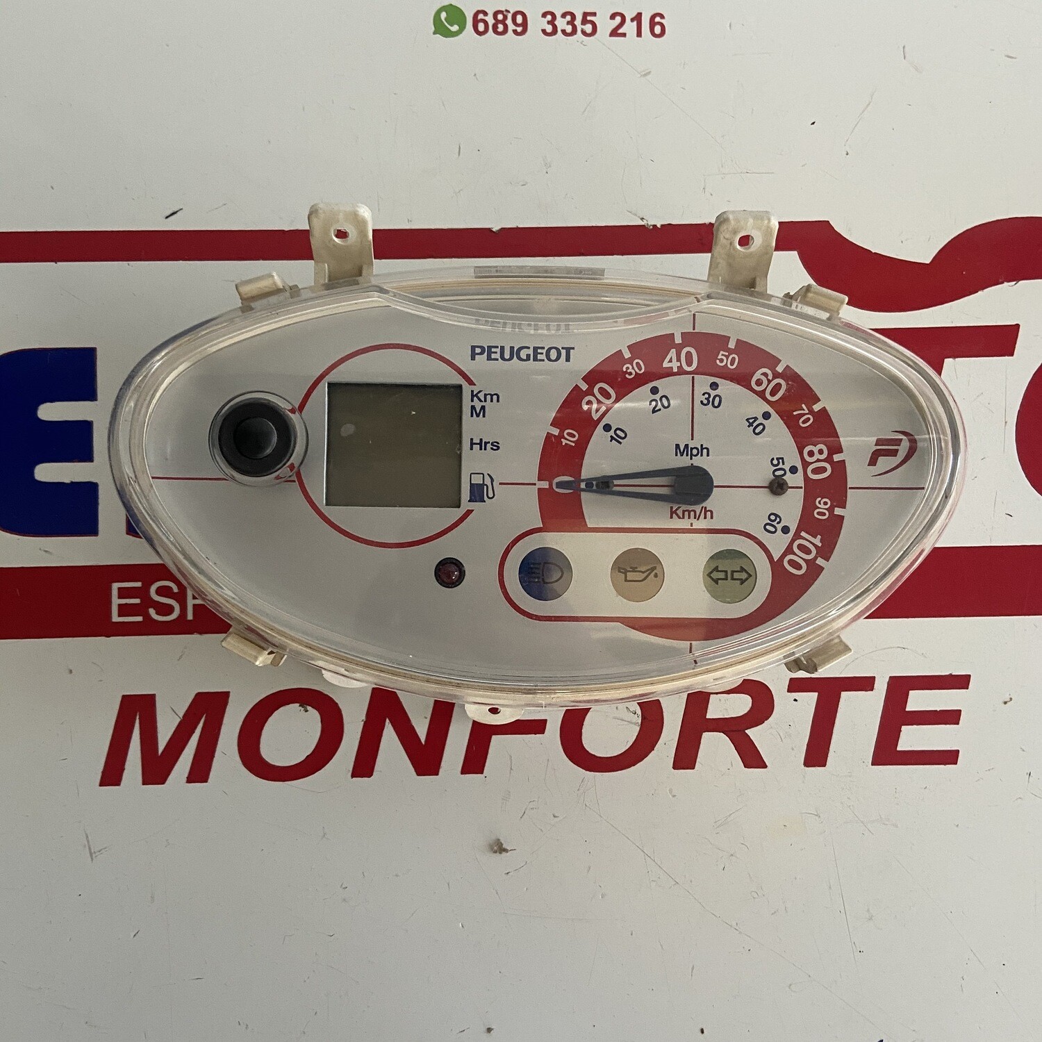 Compteur Pour Peugeot 100 Vivacity (1999-2006) - Pièce D'occasion, Fonctionnelle, Générique