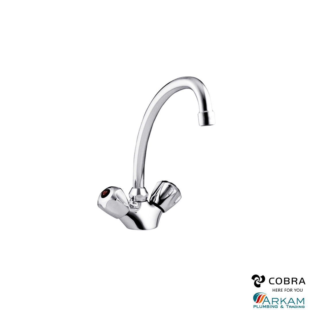 Cobra Stella OneHole Sink Mixers WT Swivel 3316