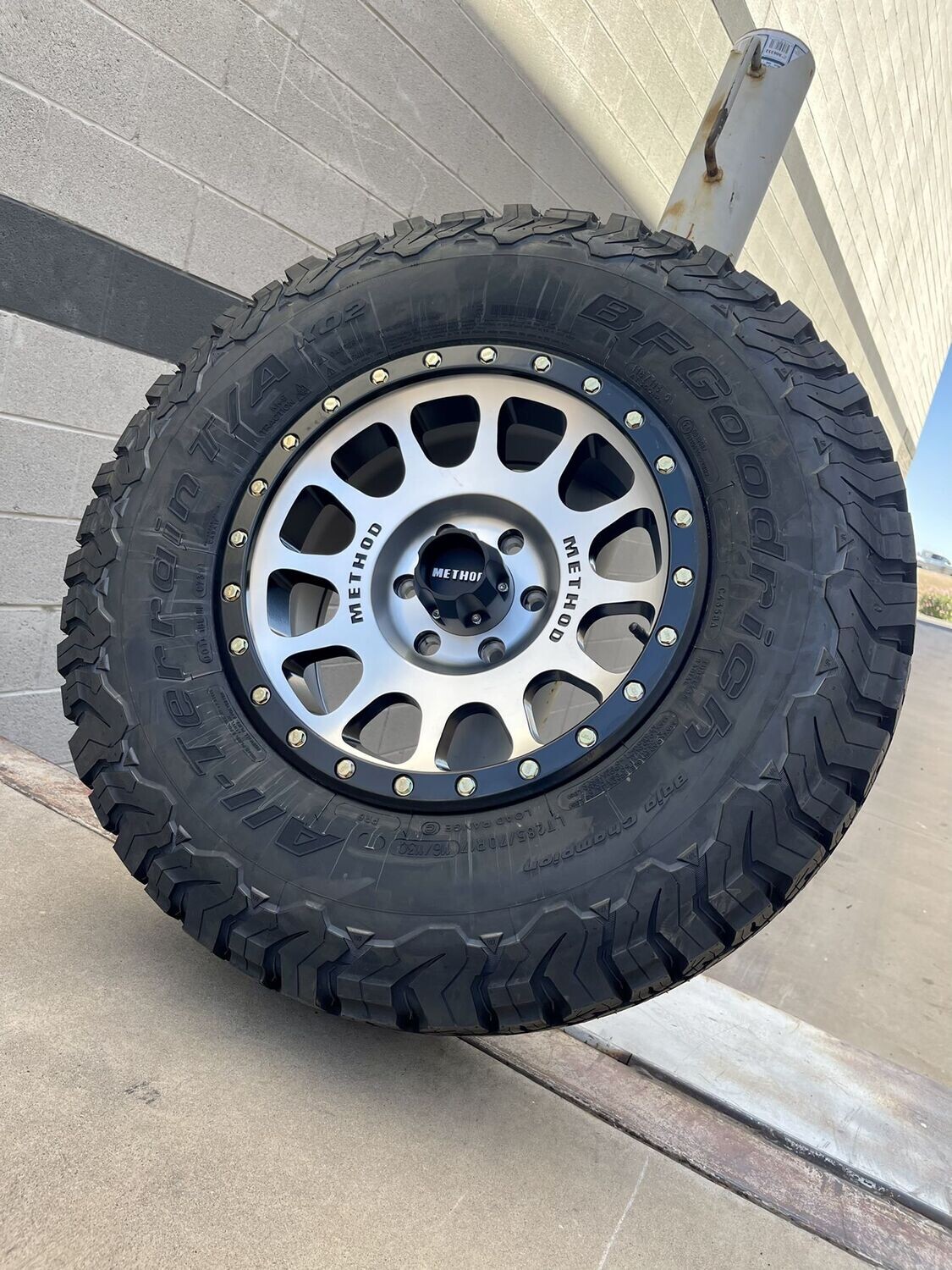 37 Inch Tires Methods Wheel & Tire Package Method MR305 17X8.5 6x139.7 Black Machine Wheels ...