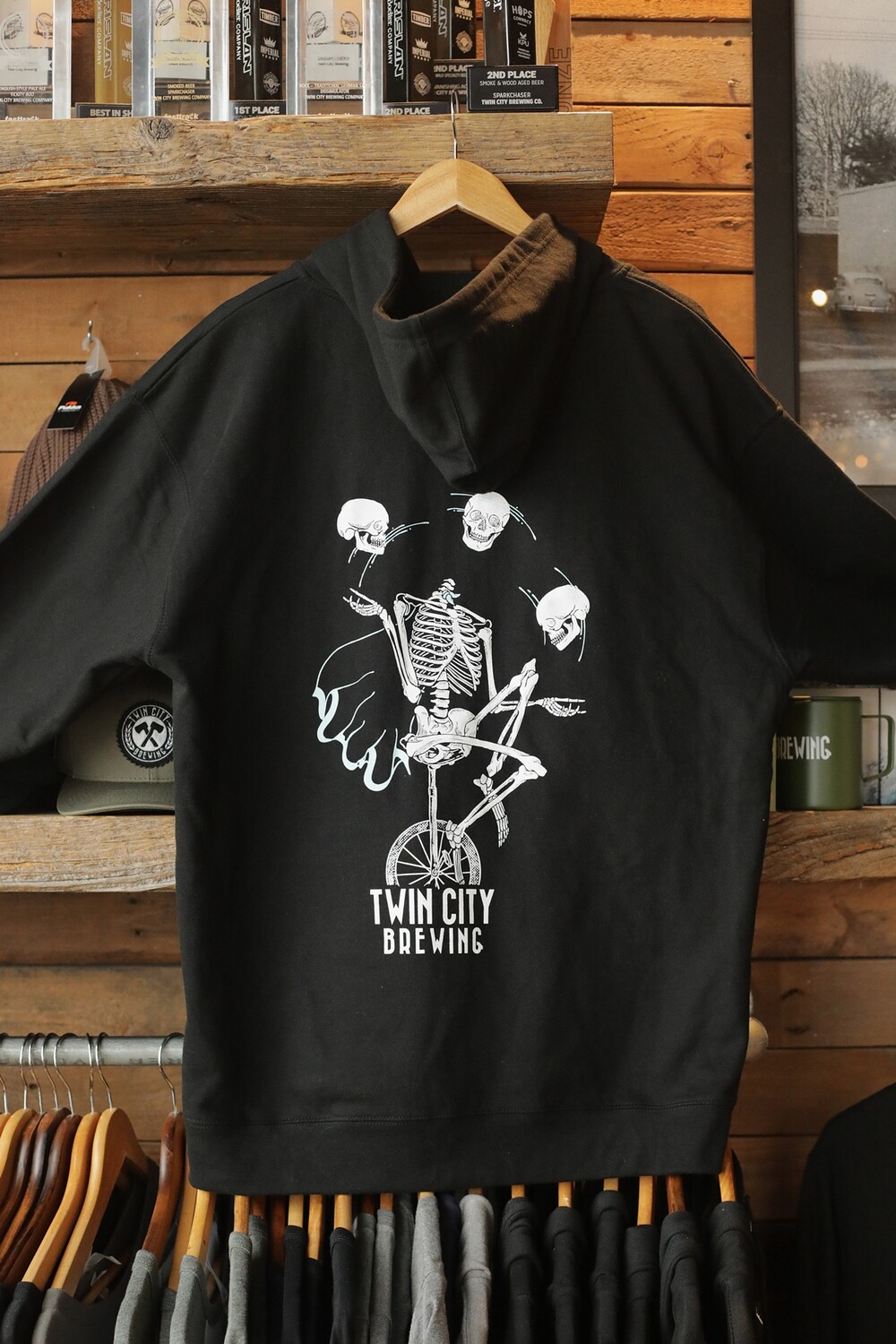 Unicycle ZipUp (Black)