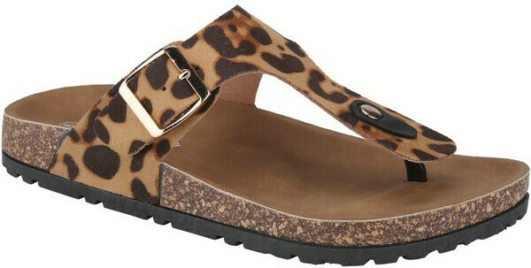 kohls leopard sandals