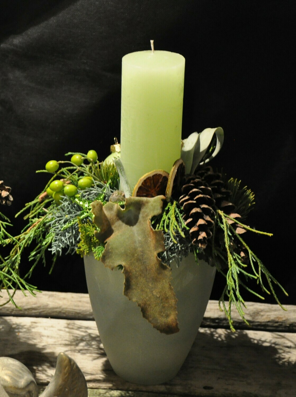 Kerzengesteck mittel