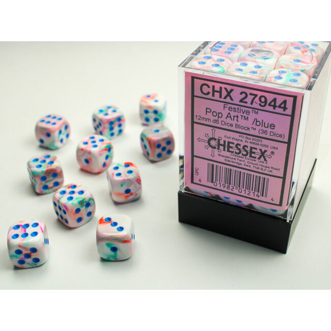 Chessex 12mm d6 Dice Festive