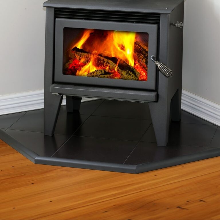 Alloy 1150 Corner Hearth/ Ash Floor Protector