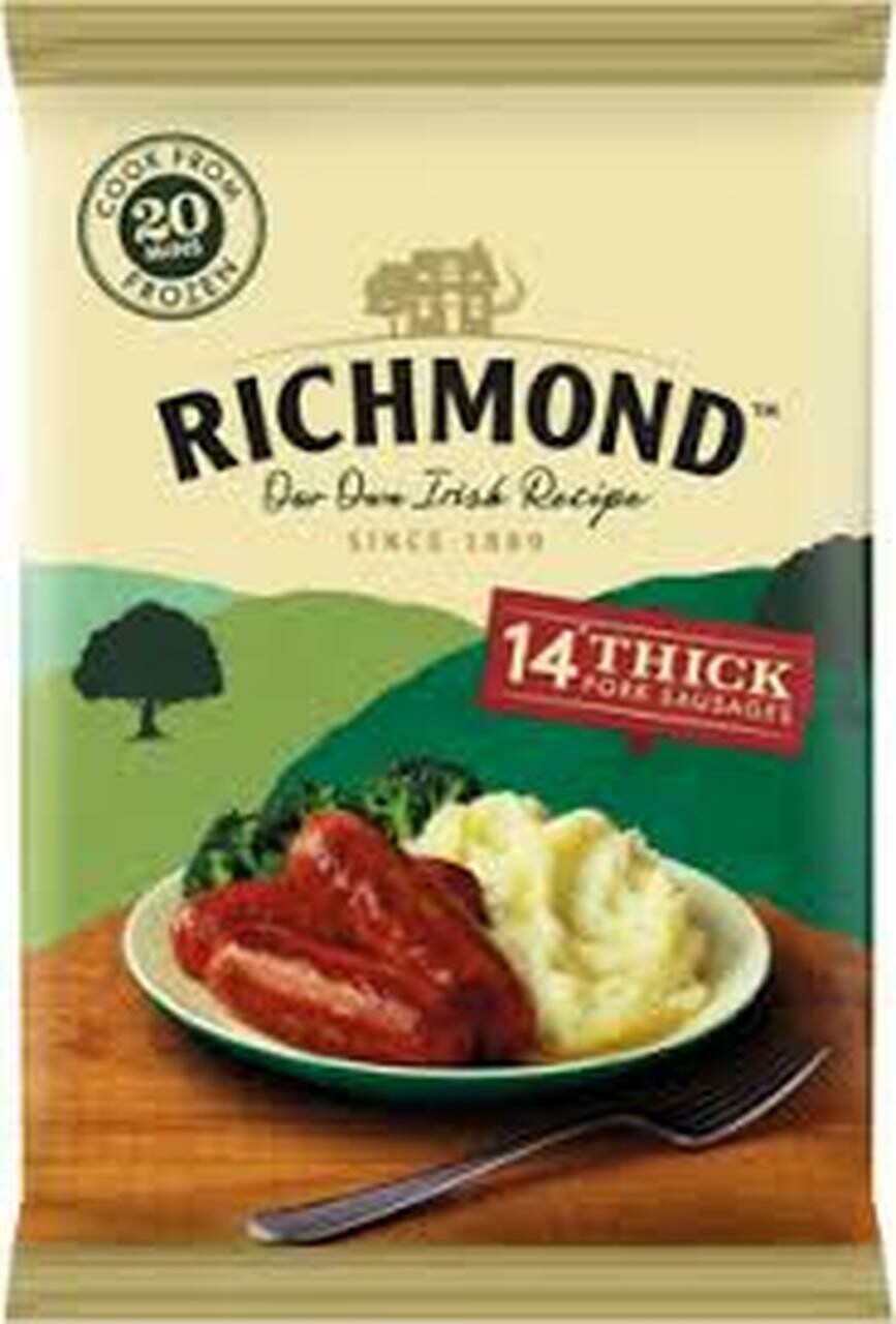 RICHMOND 14 THICK SAUSAGE 634G