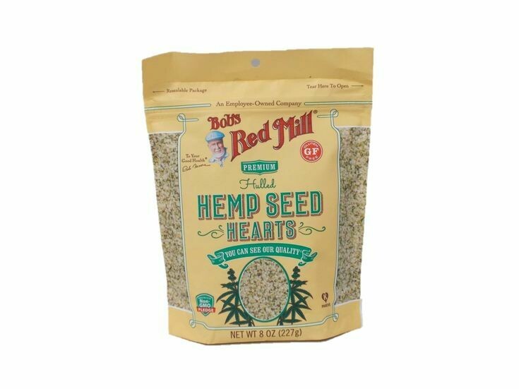BOBS RED MILL HULLED HEMP SEEDS 8 OZ EA