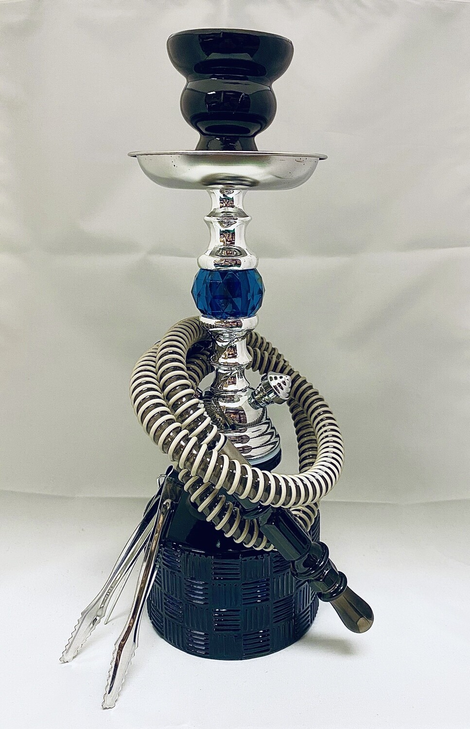Small Hookah with One hose Navy Blue