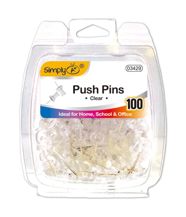 Clear Push Pins