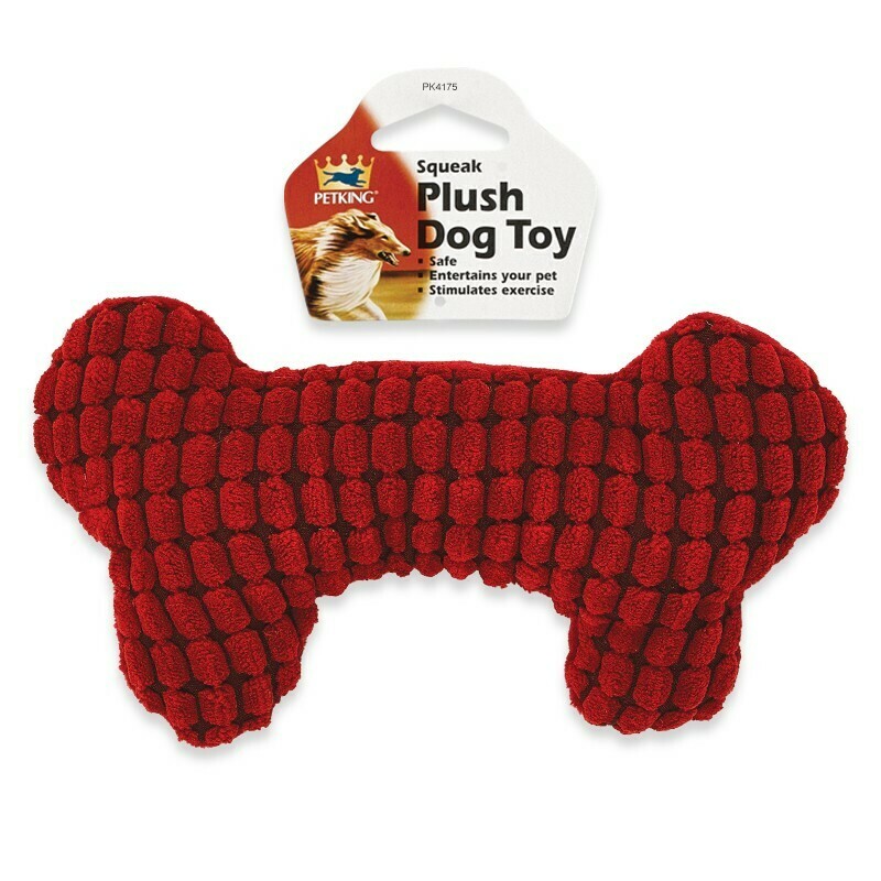 Plush Dog Toy Red