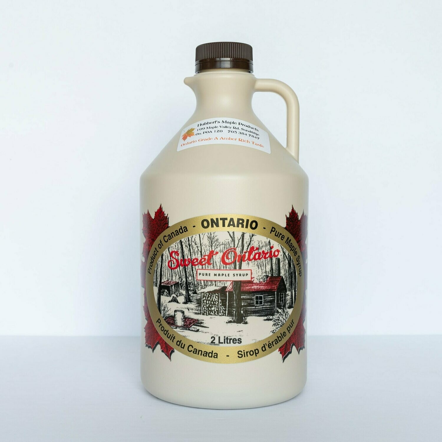 2L Pure Maple Syrup Plastic Jug
