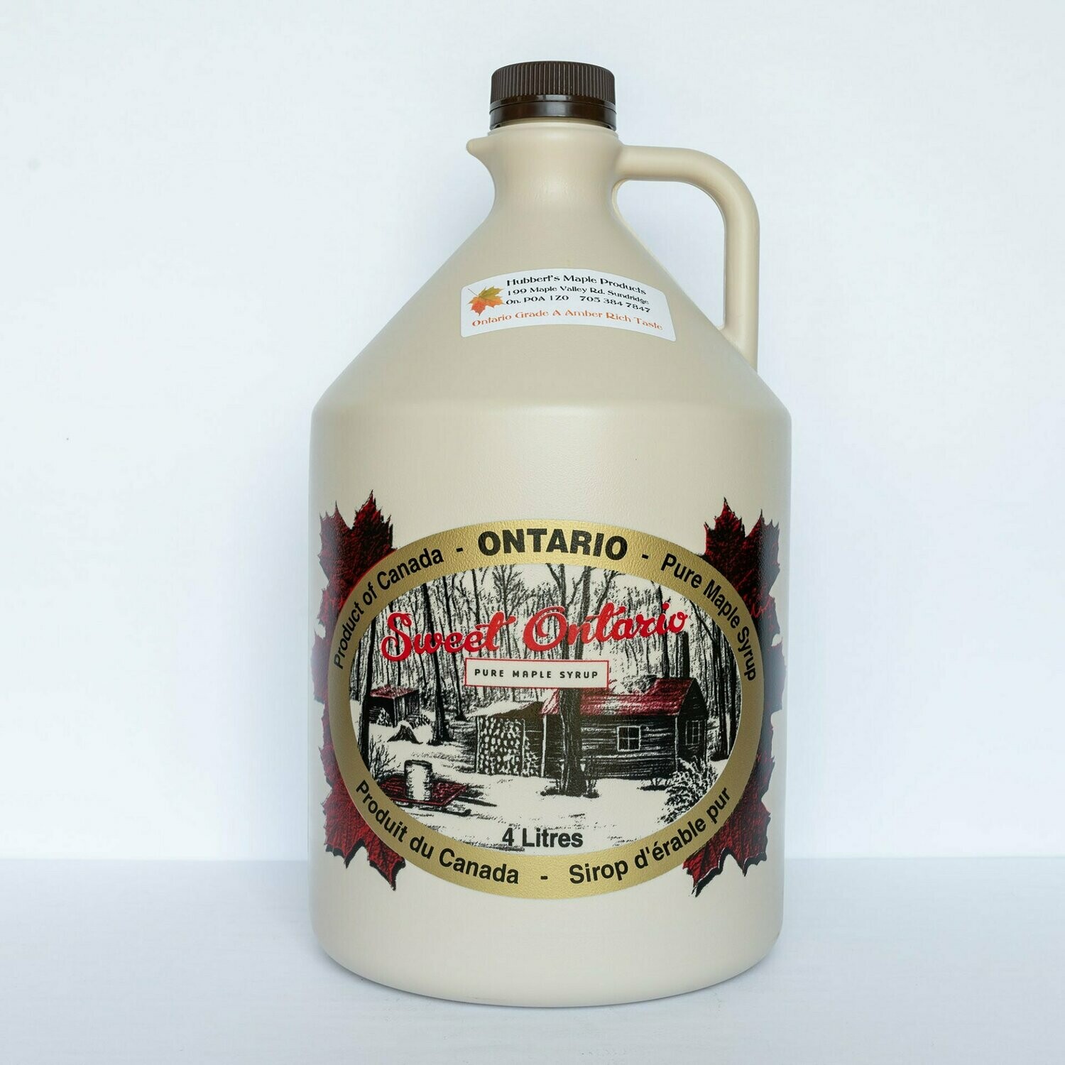 4L Pure Maple Syrup Plastic Jug